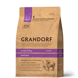 Сухой корм для взрослых собак крупных пород GRANDORF Lamb & Turkey Adult MAXI 3 кг.